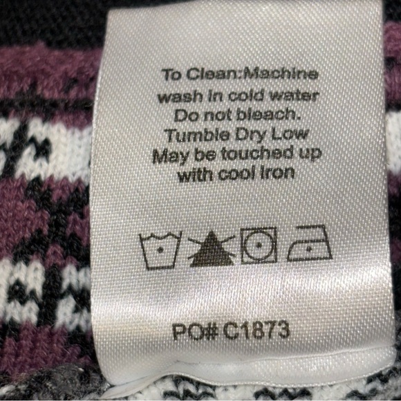 Outback Trading Company Women's Sierra Jacket Patterned Sweater Size M - Picture 8 of 9